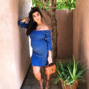 Off the shoulder dress